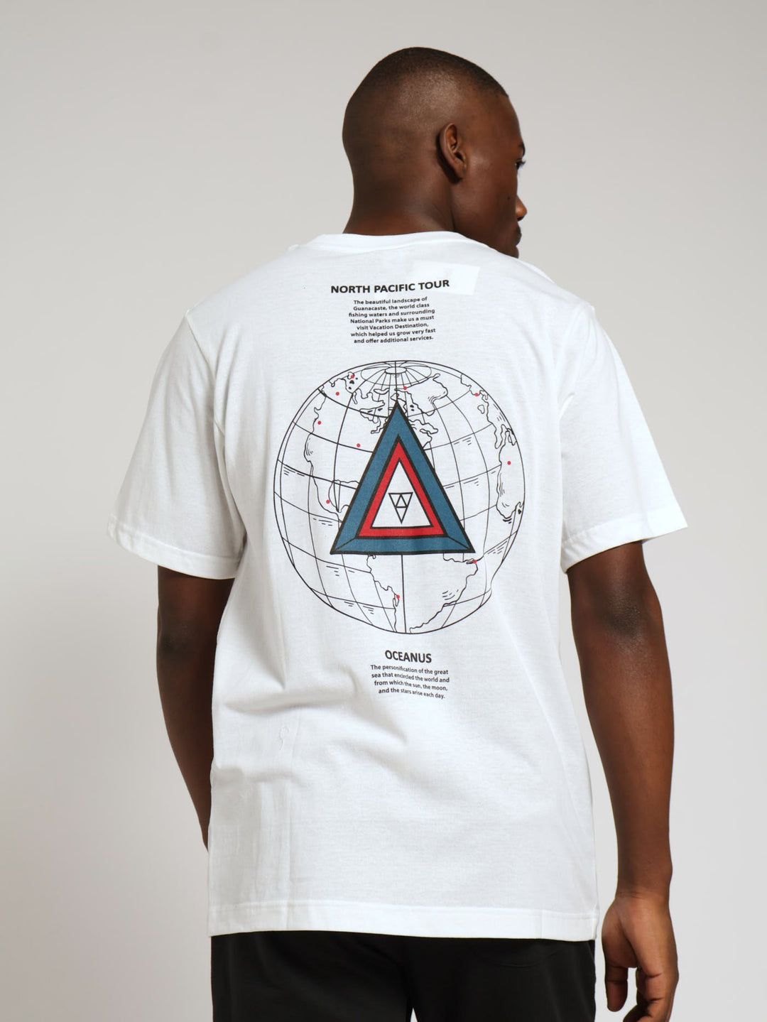 Front & Back Pacific Tee - White