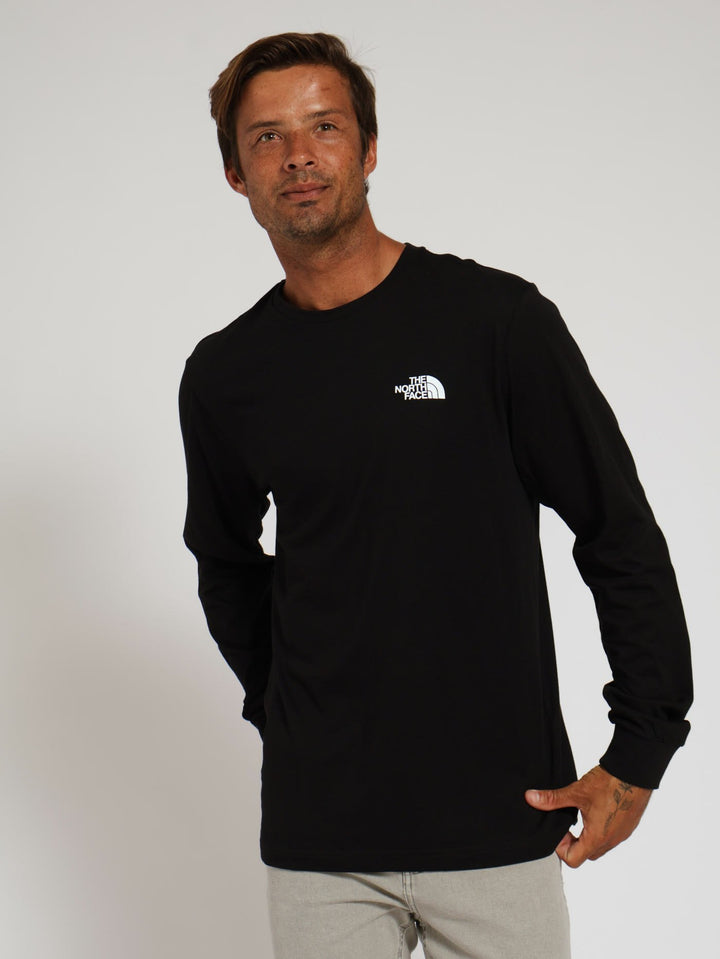 Long Sleeve Easy Tee - Black