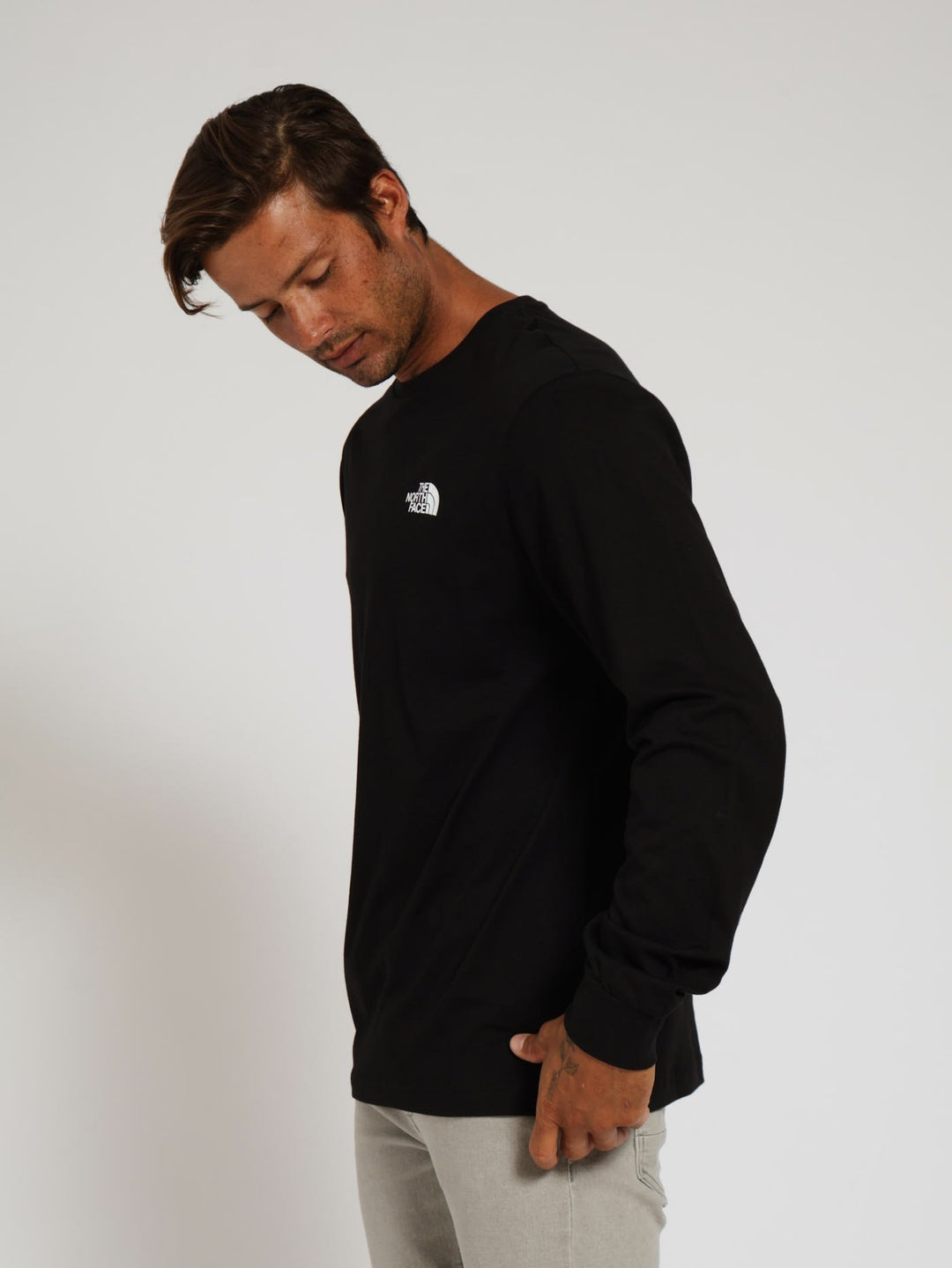 Long Sleeve Easy Tee - Black