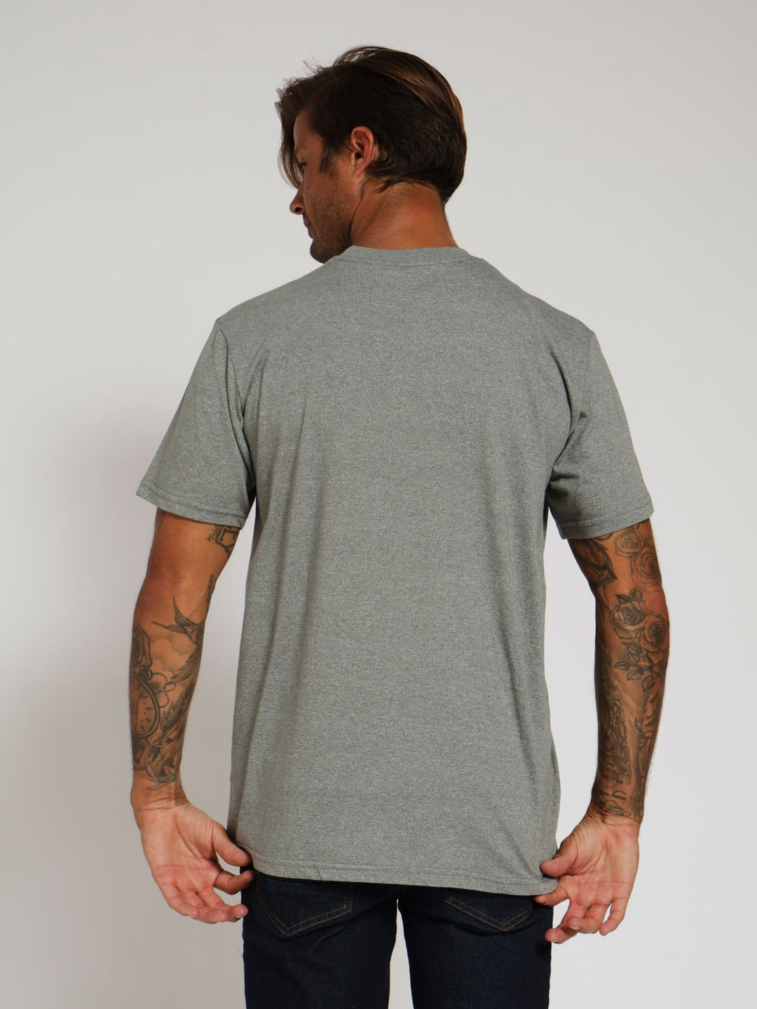 Big Logo Tee - Grey Melange