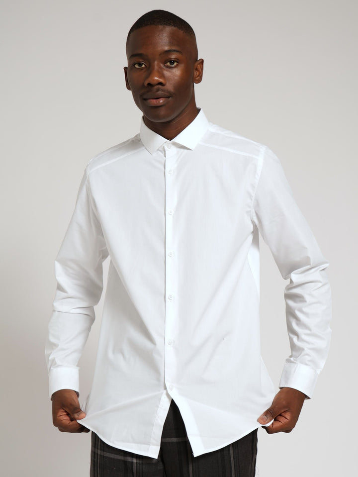 Panel Shirt - White