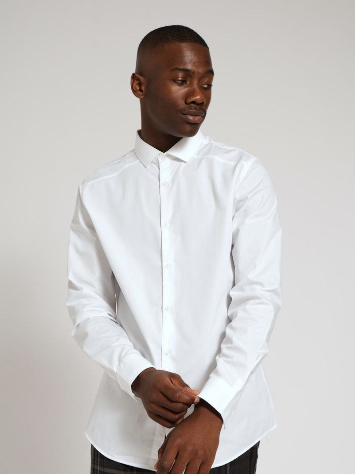 Panel Shirt - White