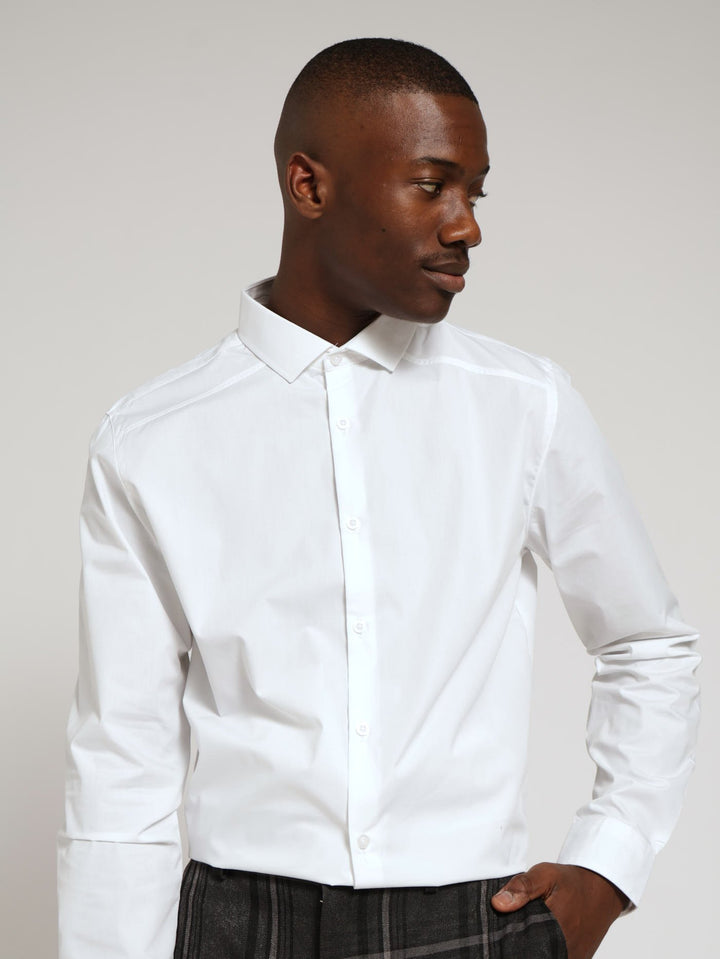 Panel Shirt - White