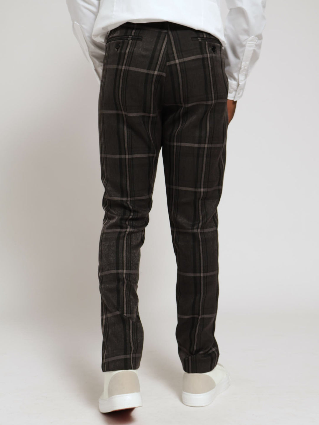 Check Trouser - Grey