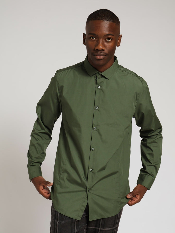 Easy Care Shirt - Olive