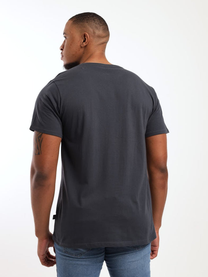 Men's Ombre Engraved Top - Navy