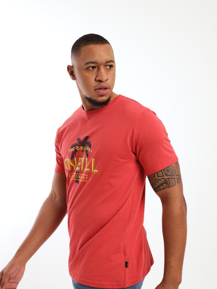 Men's Engraved Top - Red