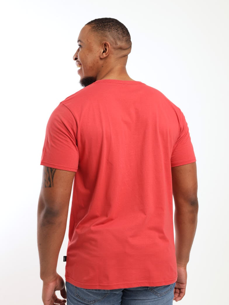 Men's Engraved Top - Red