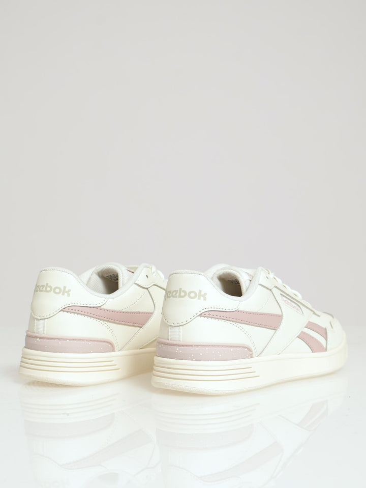 Court Advance Clip Sneaker - White/Pink