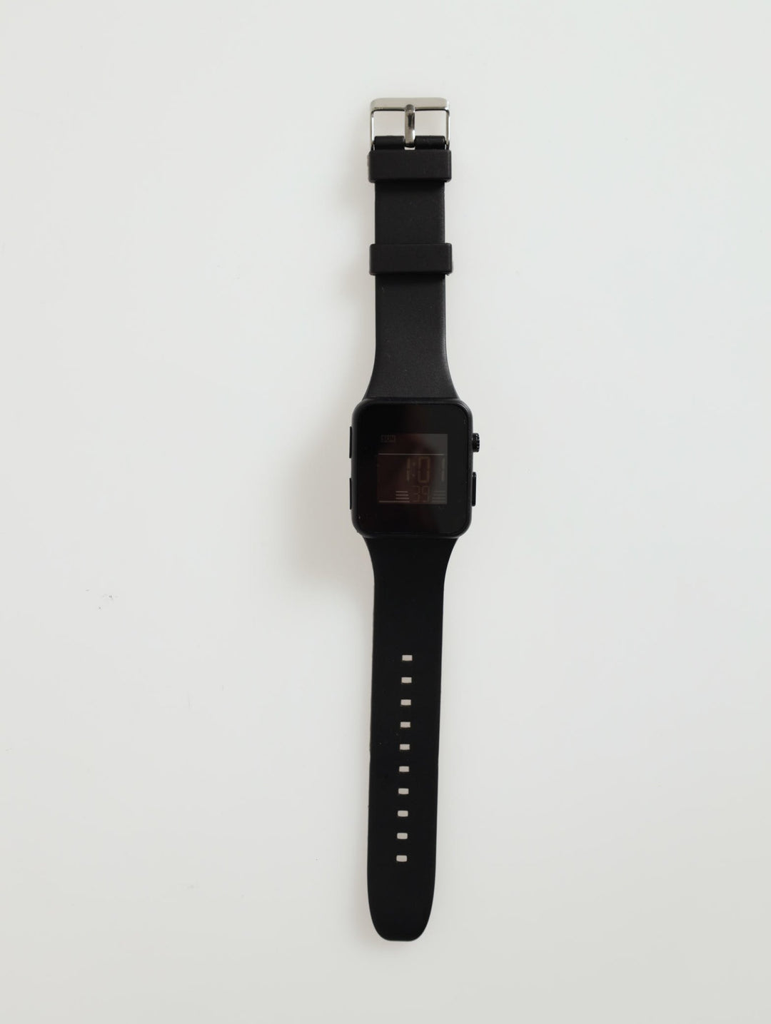 Square Digital Watch - Black