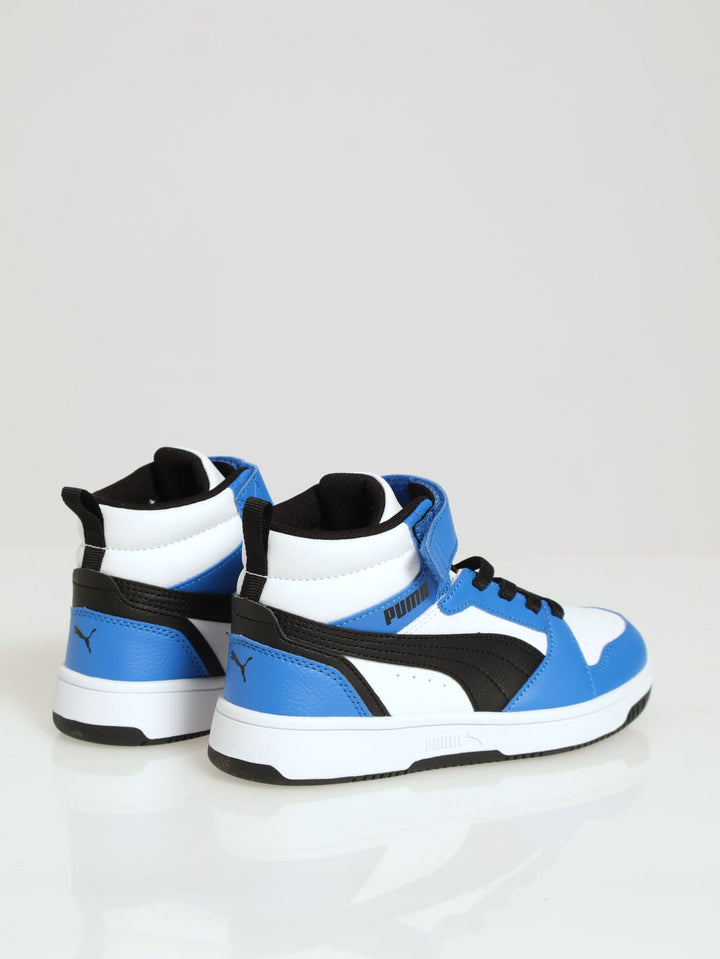 Pre-Boys Rebound V6 Mid Sneaker - Blue