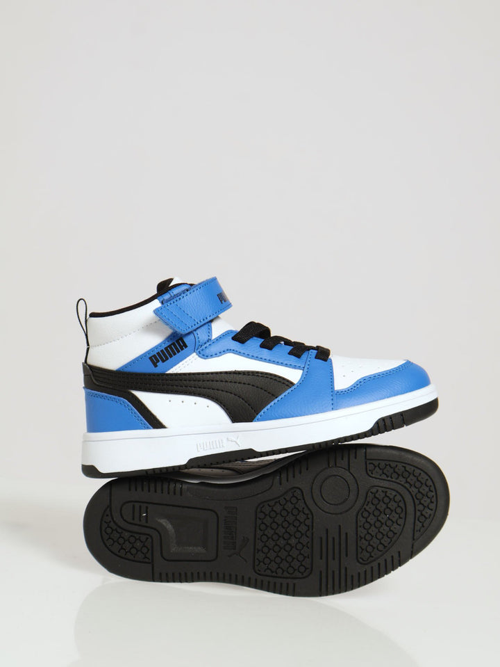 Pre-Boys Rebound V6 Mid Sneaker - Blue