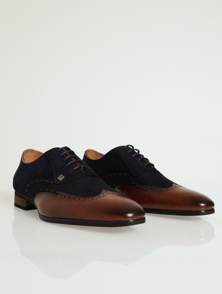 Magio 2Tone Wing Brogue Lace Up Derby