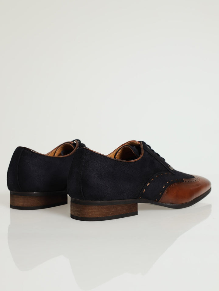 Magio 2Tone Wing Brogue Lace Up Derby