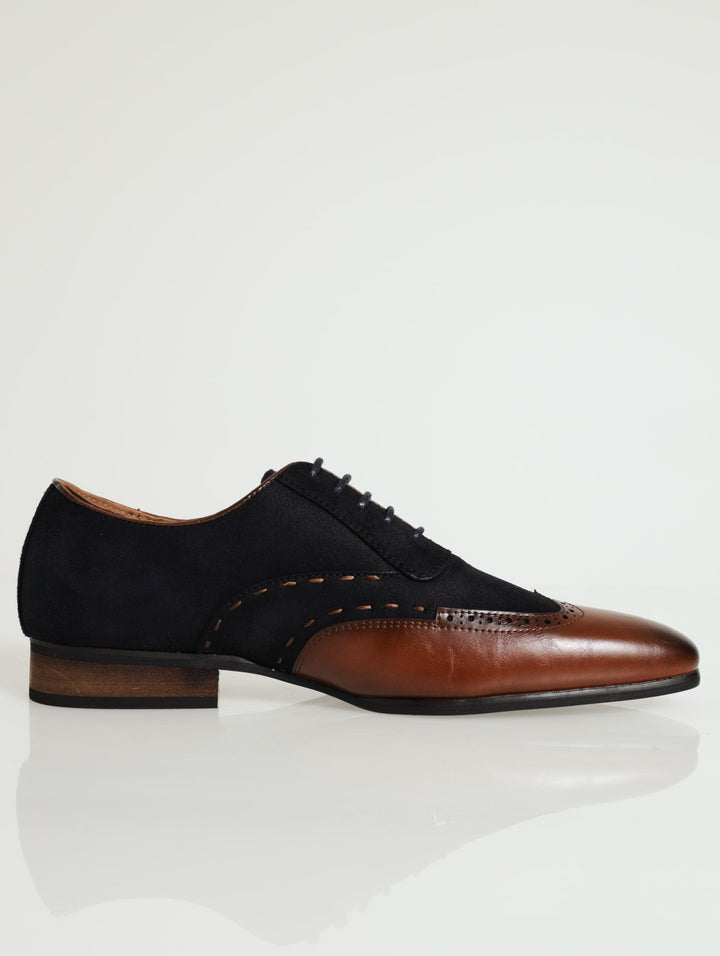 Magio 2Tone Wing Brogue Lace Up Derby