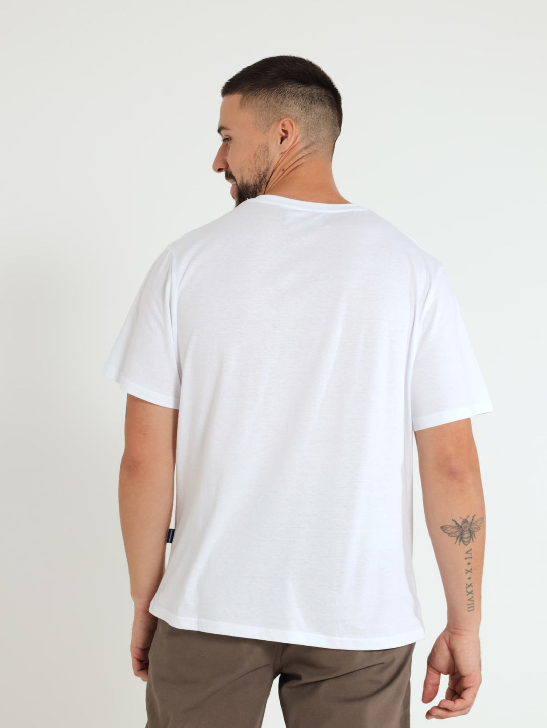 Basic Crew Neck Tee - White