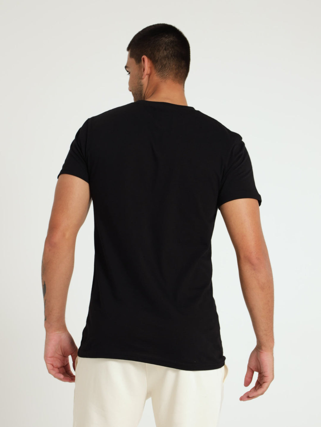 Basic Print Tee - Black