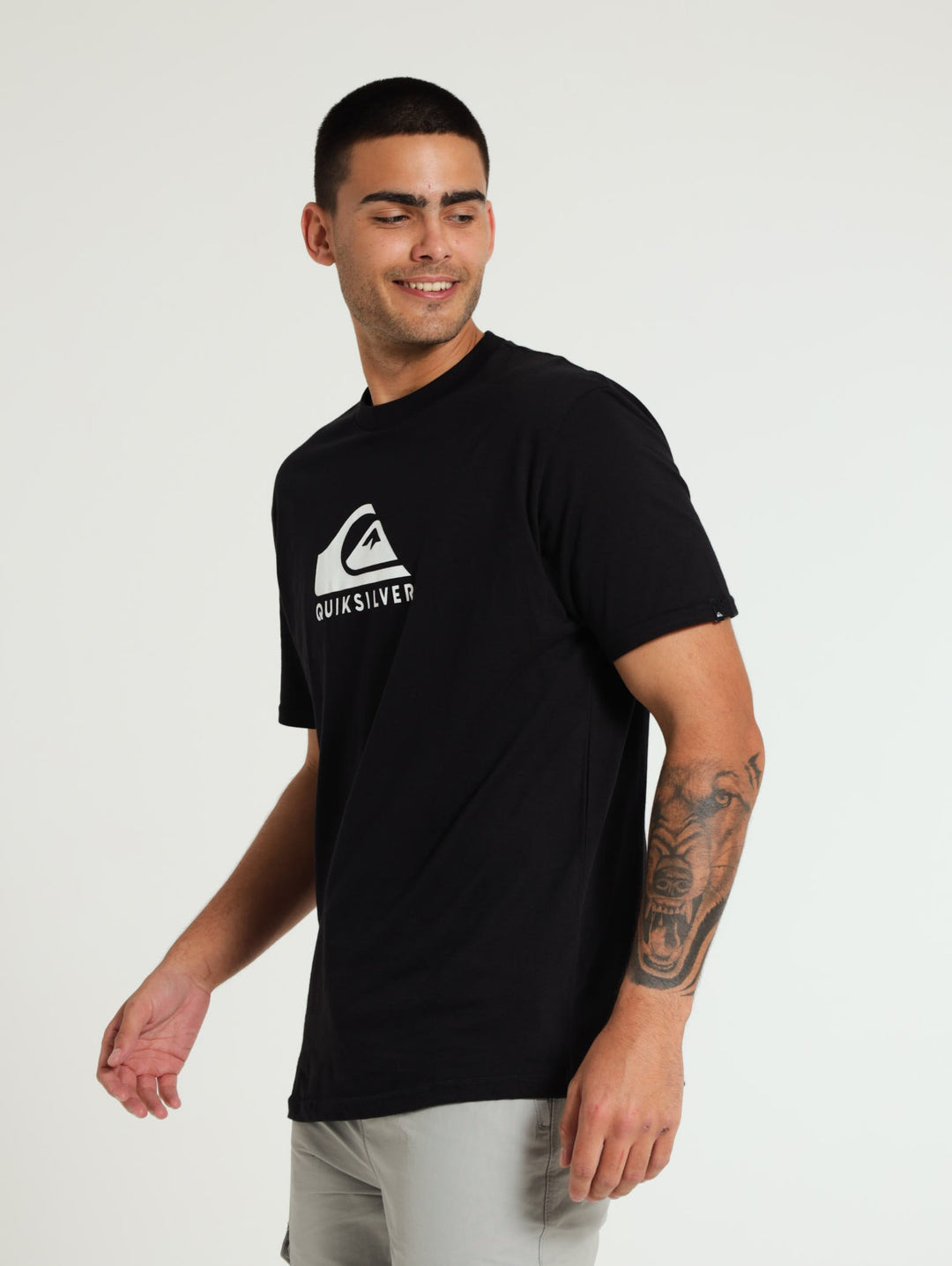 Corp Logo Tee - Black