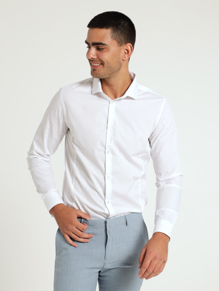 Men's Easy Care Shirt - White