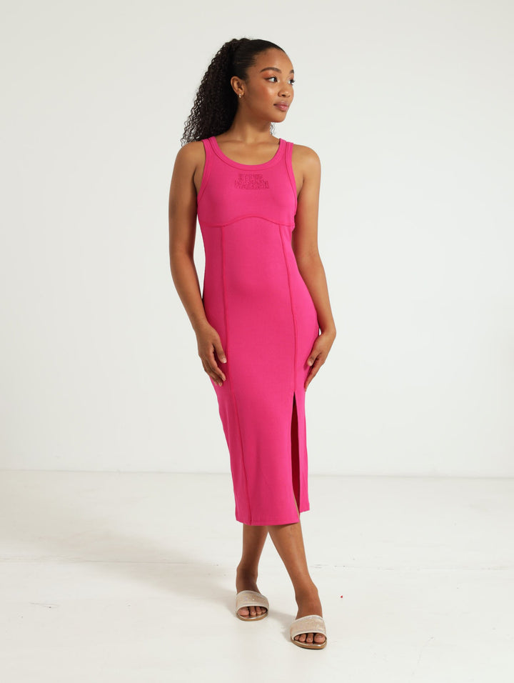 River Bodycon Dress - Pink