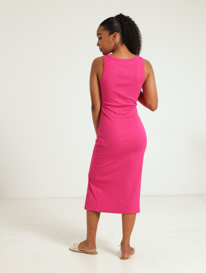 River Bodycon Dress - Pink