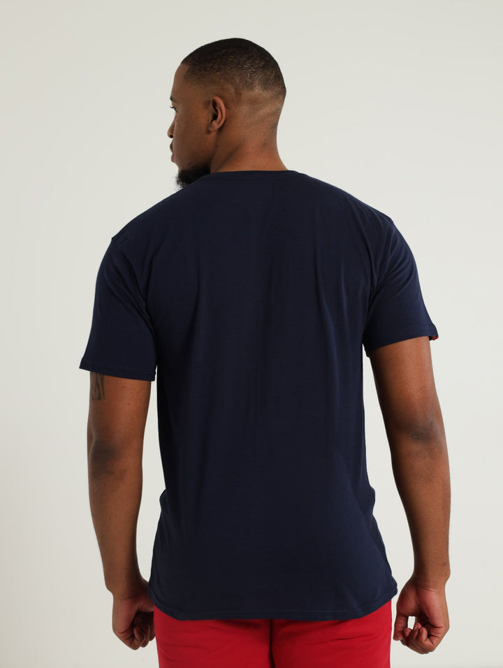 Writing Print - Navy