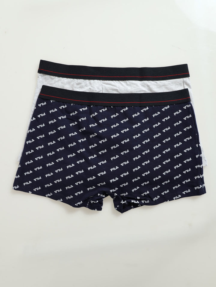 Callum 2 Pack Trunks - Navy/Grey