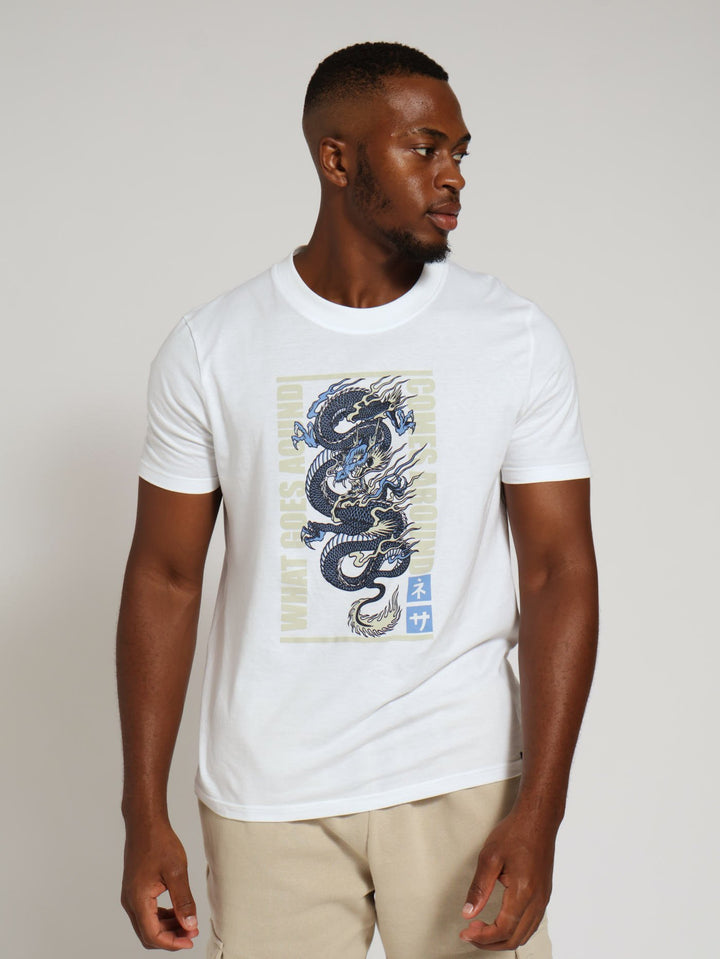 Dragon Tee - White