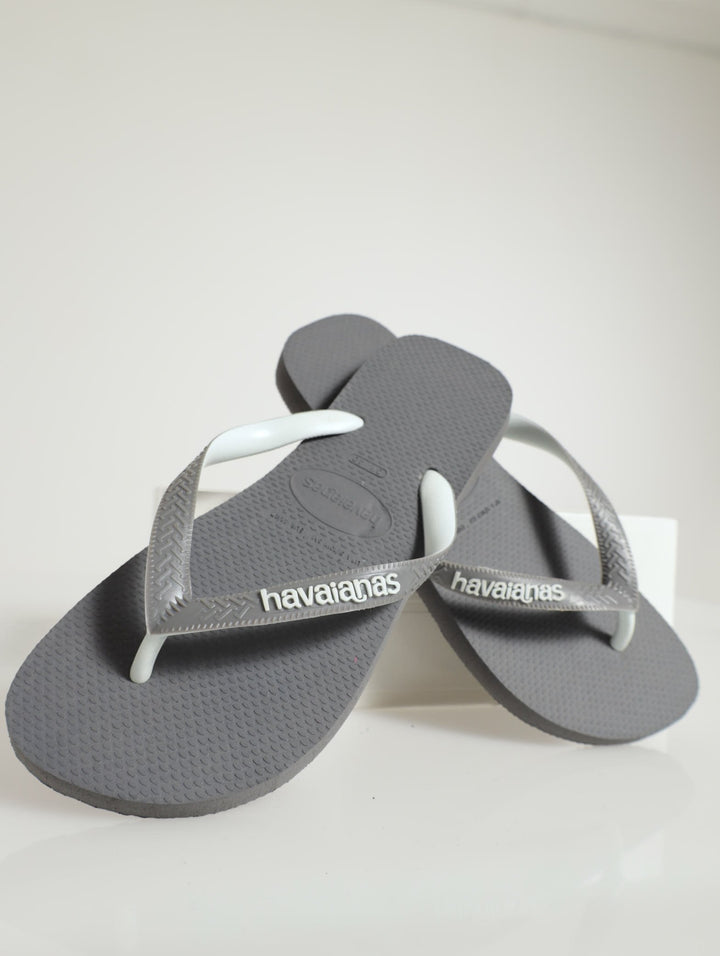 Top Mix Flip Flop - Grey/White