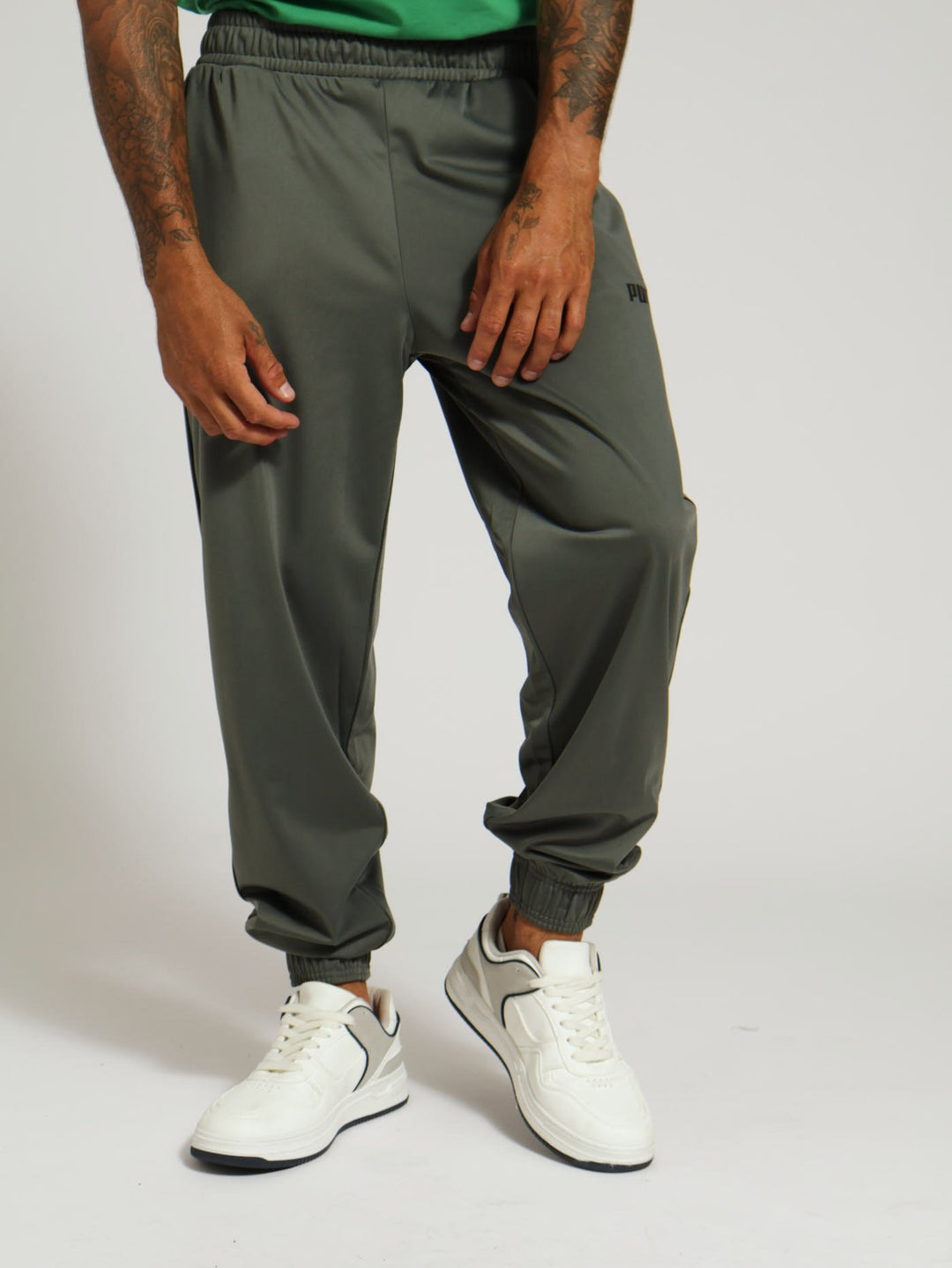 Poly Suit Pants - Grey