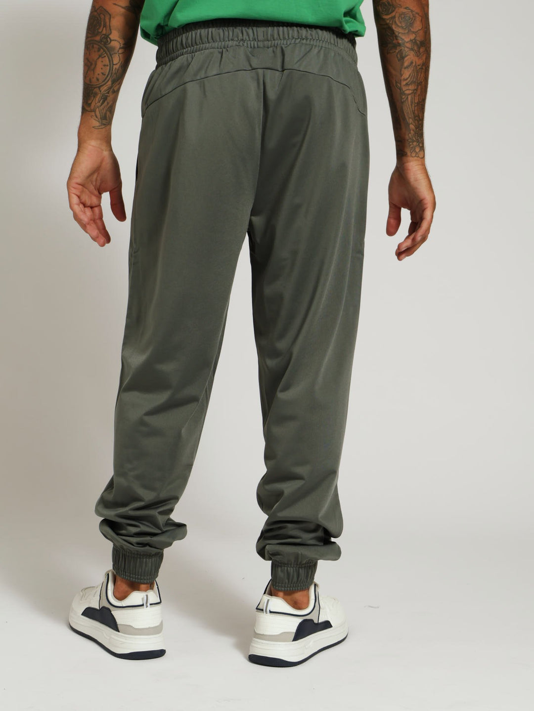 Poly Suit Pants - Grey