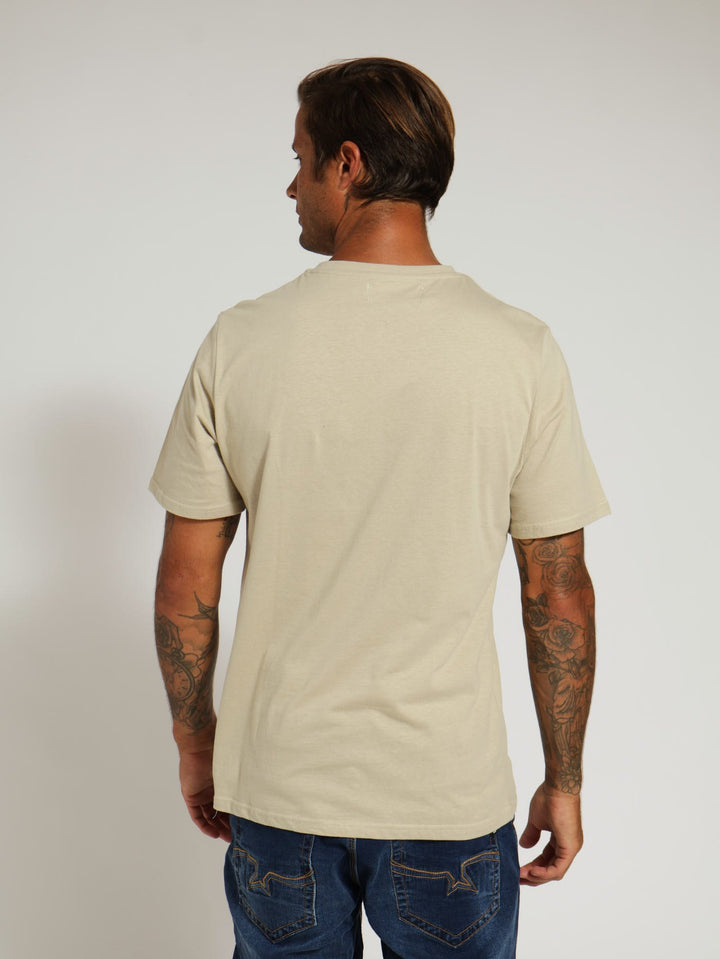 Basic Crew Tee - Stone