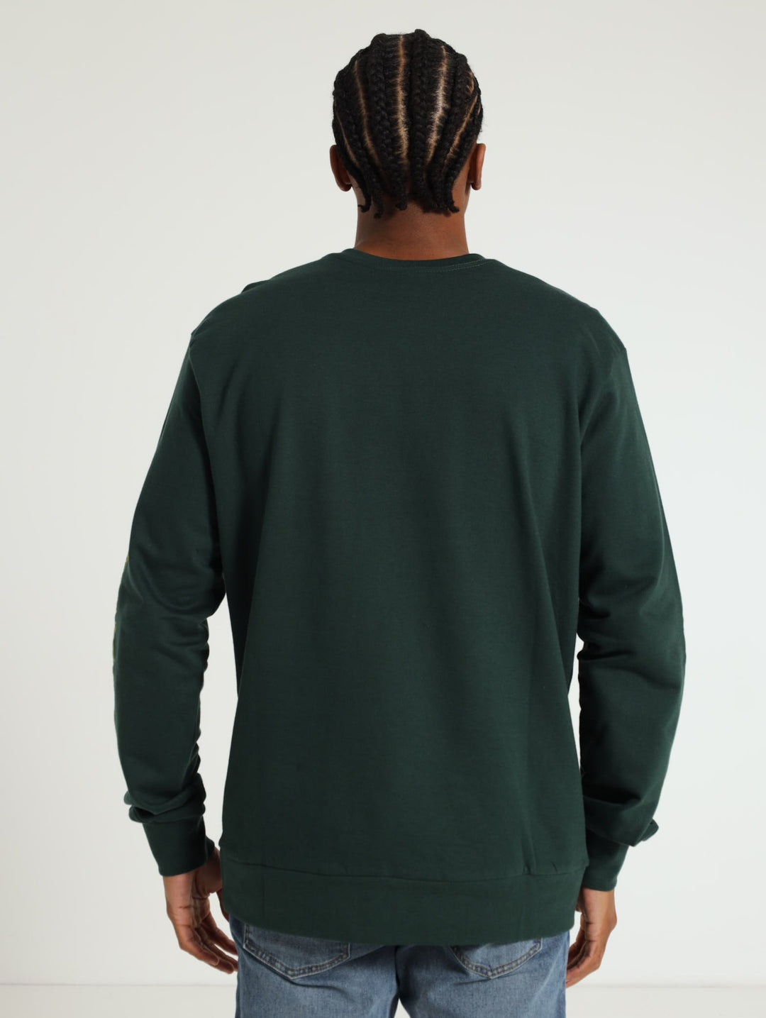 Springbok Crew-Neck Fleece Jacket - Green