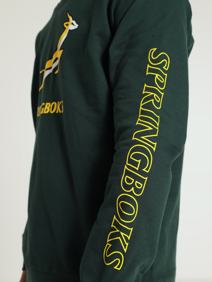 Springbok Crew-Neck Fleece Jacket - Green