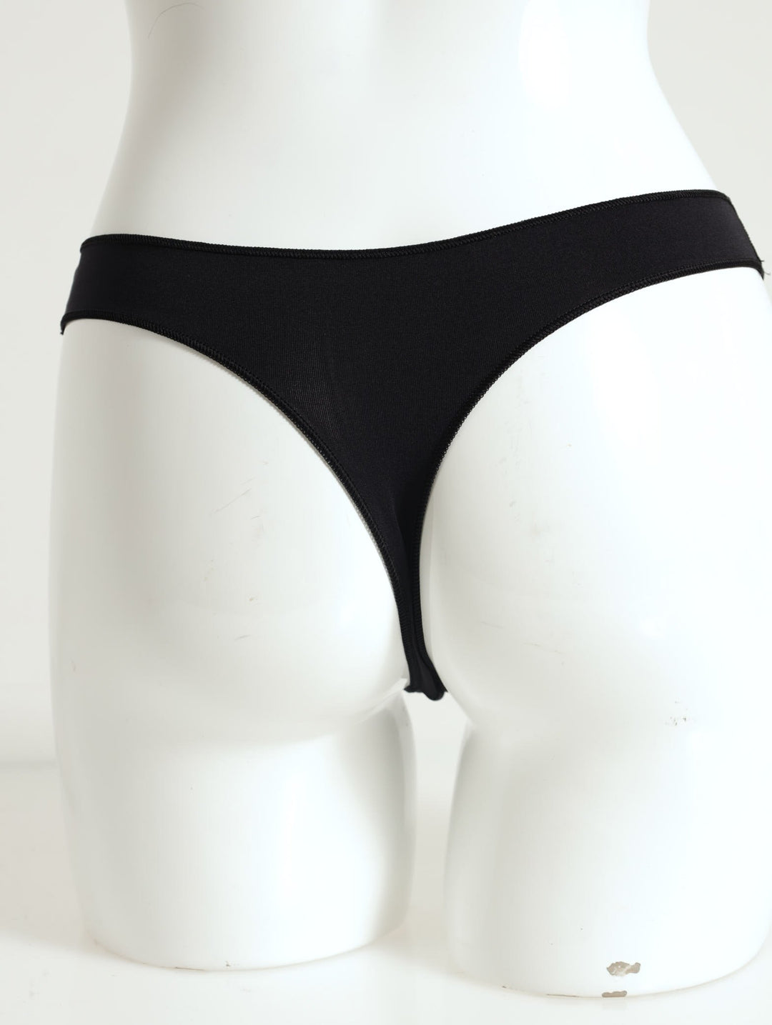 3 Pack G String - Black/White/Cappuccino