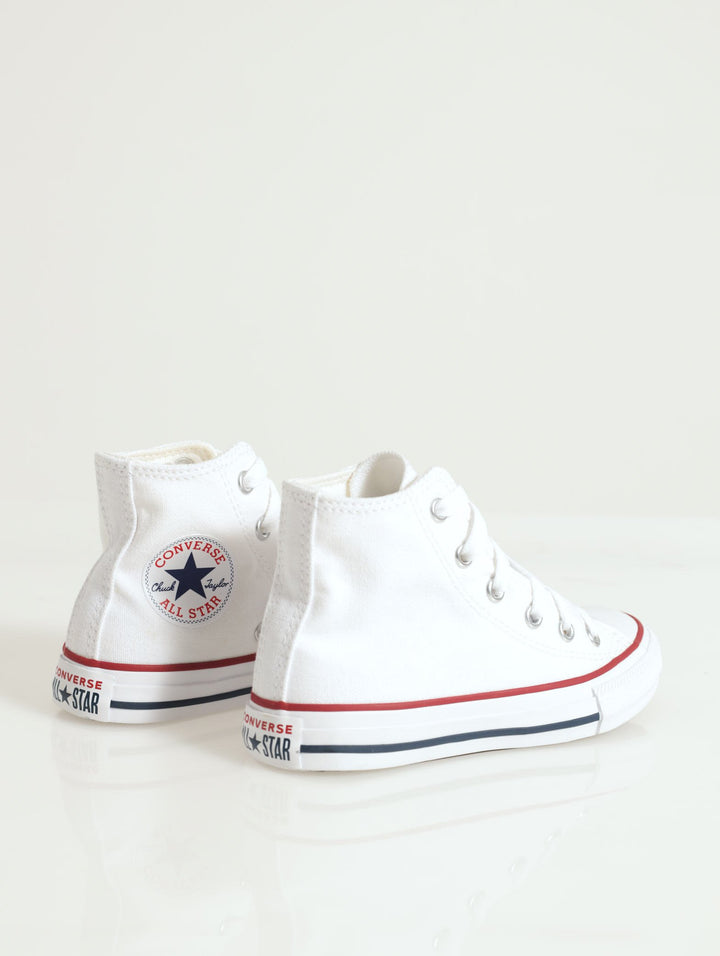 Boys All Star Hi-Top Sneaker - White