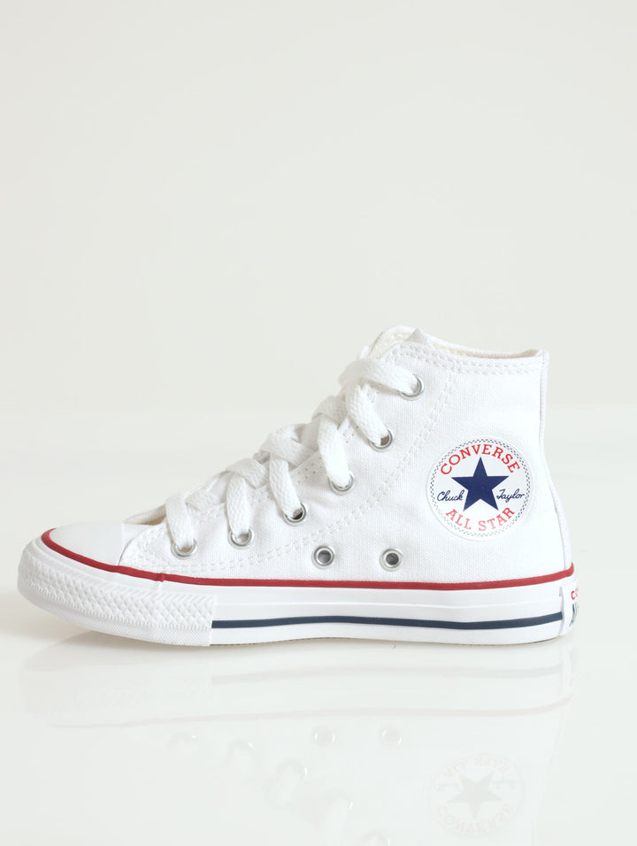 Boys All Star Hi-Top Sneaker - White