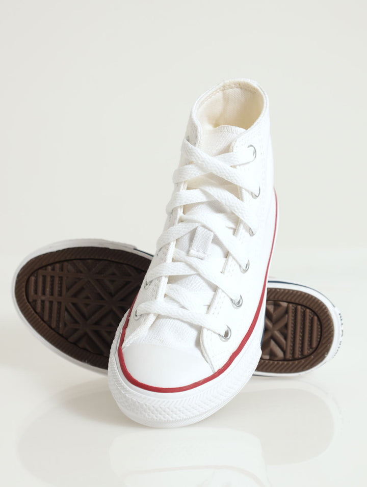 Boys All Star Hi-Top Sneaker - White