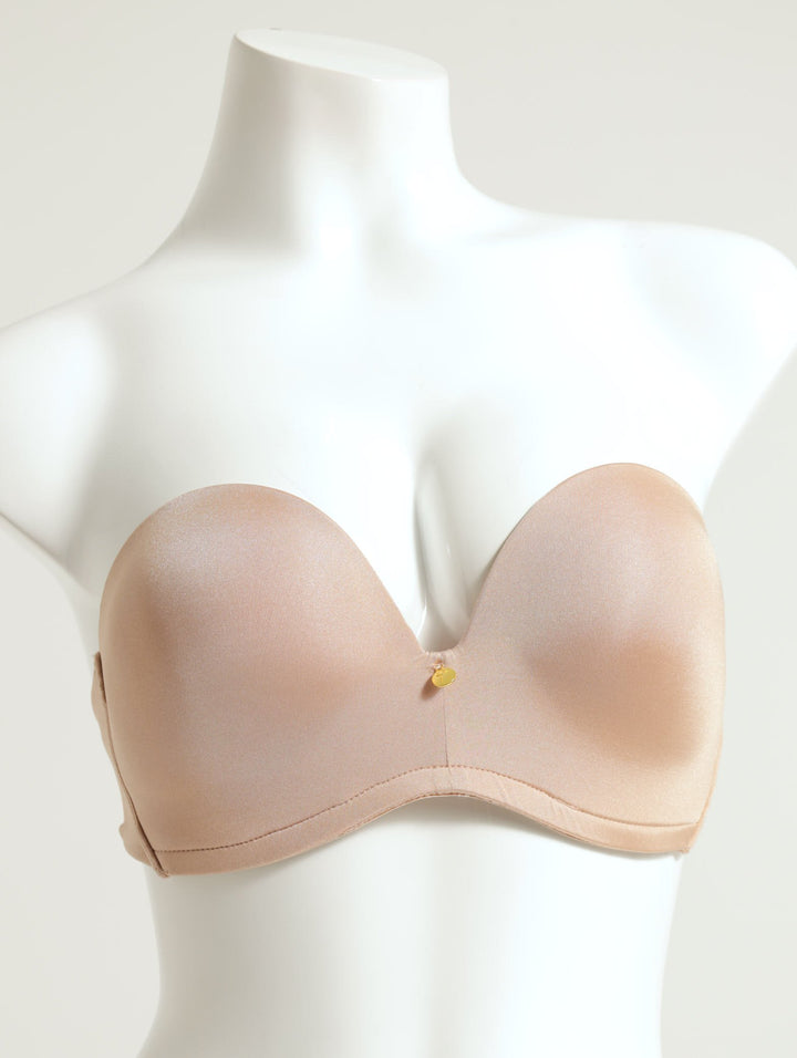 Strapless Plunge Bra - Beige