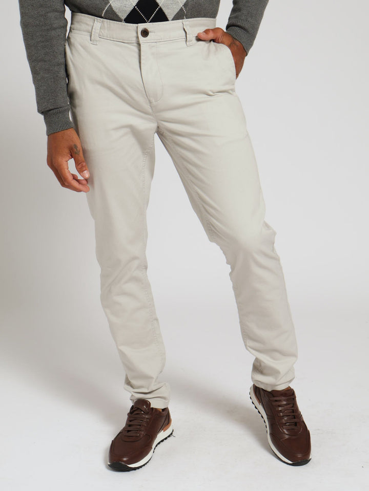 Skinny Fit Chino - Stone