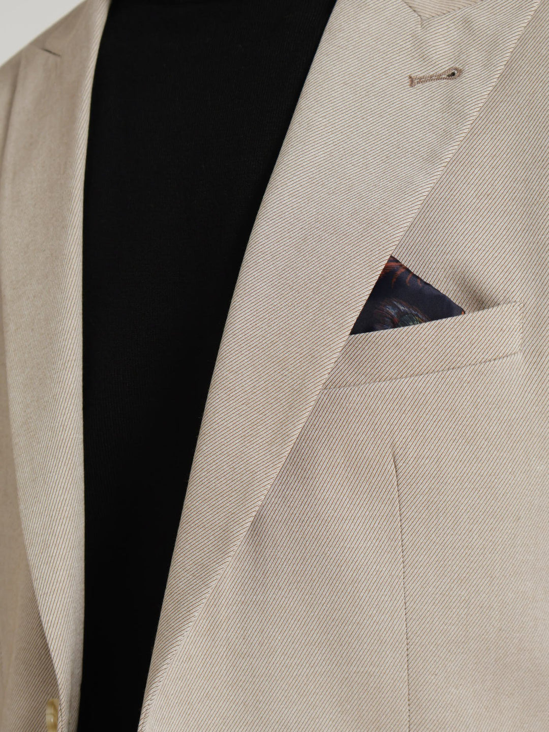Twill Suit Jacket - Natural
