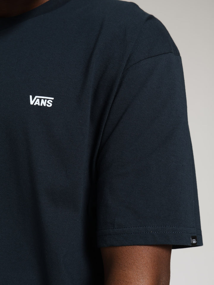 Left Chest Logo Tee - Navy