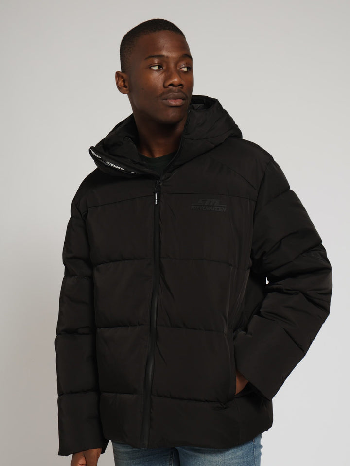 Davin Puffer Jacket - Black