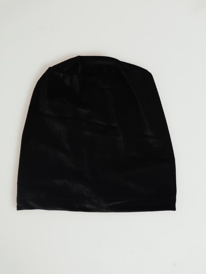 Embellished Velour Turban - Black