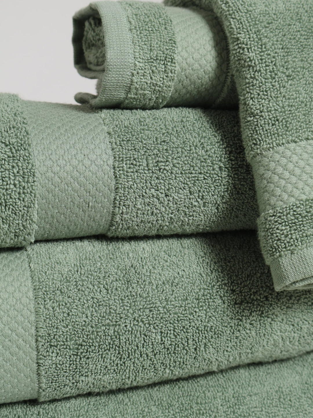 Zero-Twist Luxury Bath Towels - Sage