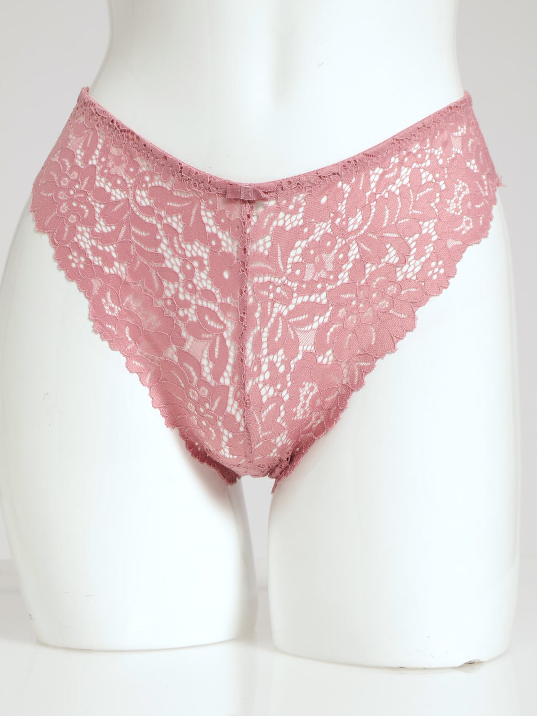 3 Pack Lace Brazilian Panty - Pearl/Fox Glove/Cacoa
