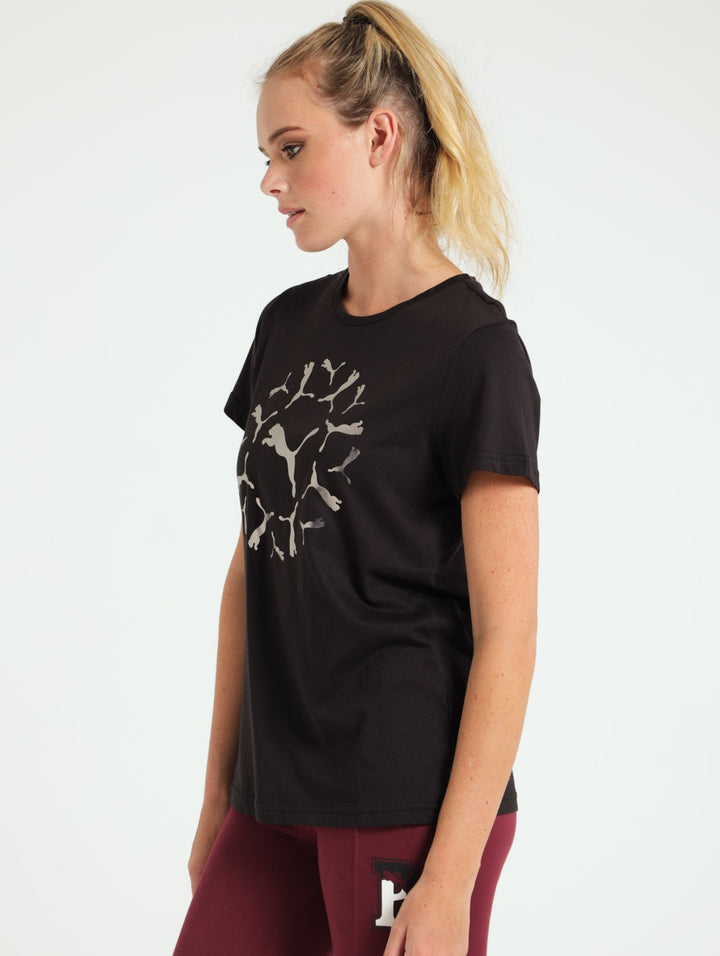 Essential Graphic Tee - Black