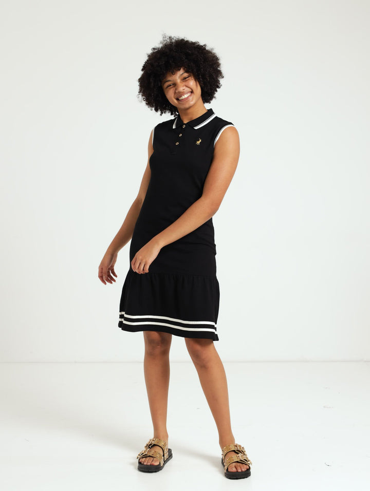 Girls Kourtney Dress - Black