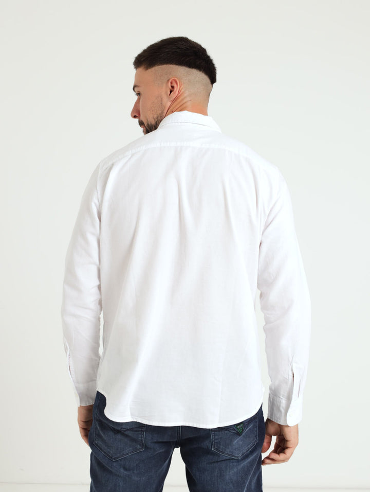 Classic 1 Pocket Standard Shirt - White