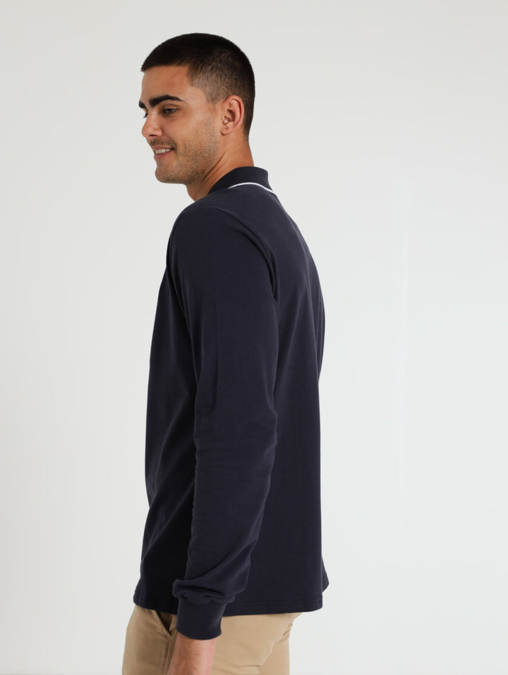Roe Tipped Golfer - Navy